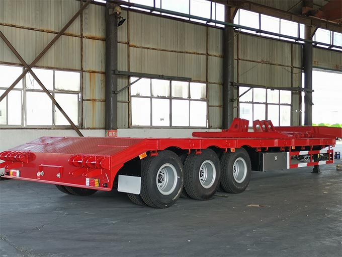 what-is-low-bed-semi-trailer-how-to-select-lowboy-truck-trailer-low-bed